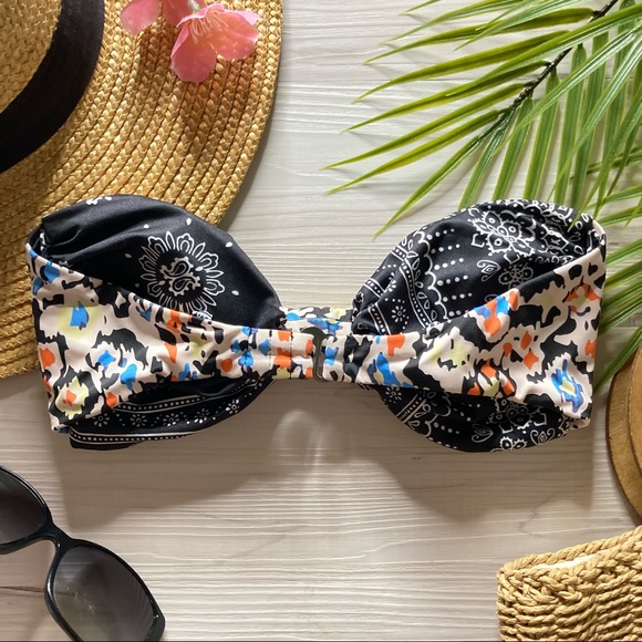 RARE Maaji 🌺 Reversible Tropical 4-Way Strap(less) Bralette Bikini Top 🏝🍹🌼 - Picture 9 of 16